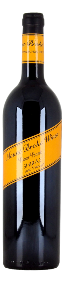 Mount Broke Wines River Bank Shiraz 2000 (1x 750mL) Hunter Valley