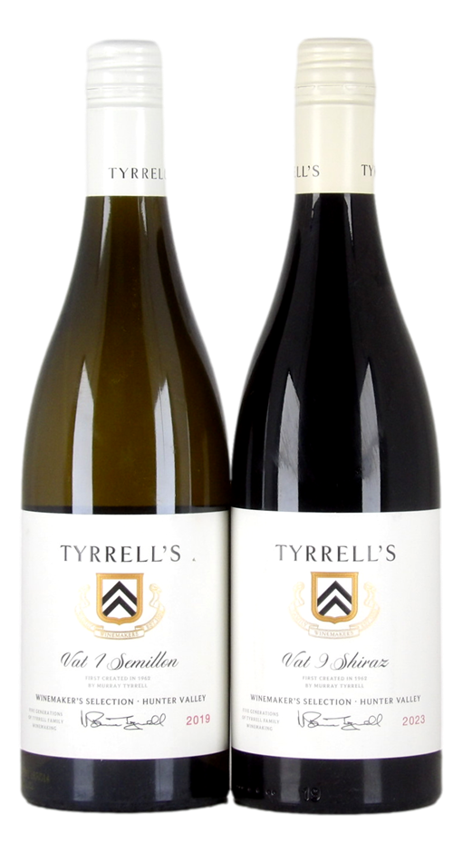 Mixed Tyrrell's White & Red Wine Pack (2x 750mL) Hunter Valley
