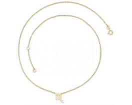 9K YELLOW GOLD SAGITTARIUS ZODIAC NECKLACE 40-45cm
