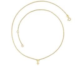 9K YELLOW GOLD CAPRICORN ZODIAC NECKLACE 40-45cm