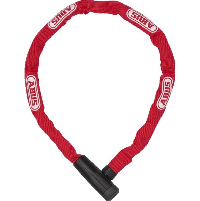ABUS Steel-O-Chain Combo 5805 75cm x 5mm Red Chain Lock.