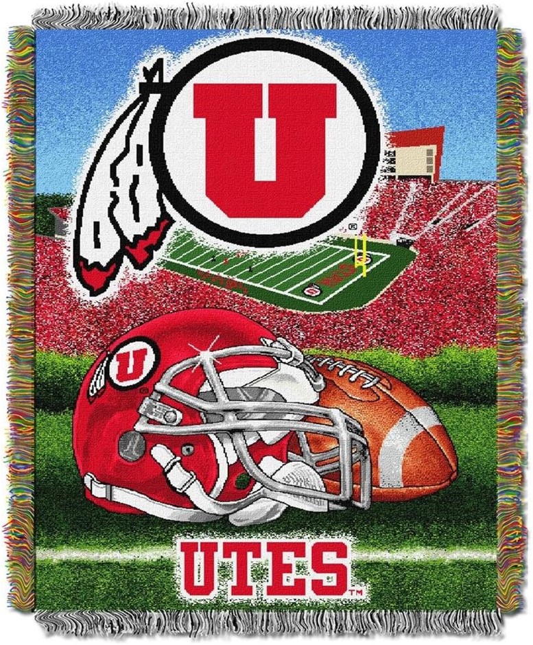 NORTHWEST Utah Utes 48" x 60" Home Field Advantage Tapestry Throw.