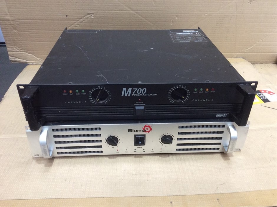 Inter-M M700 Power Amplifier + Biema Power Amplifier