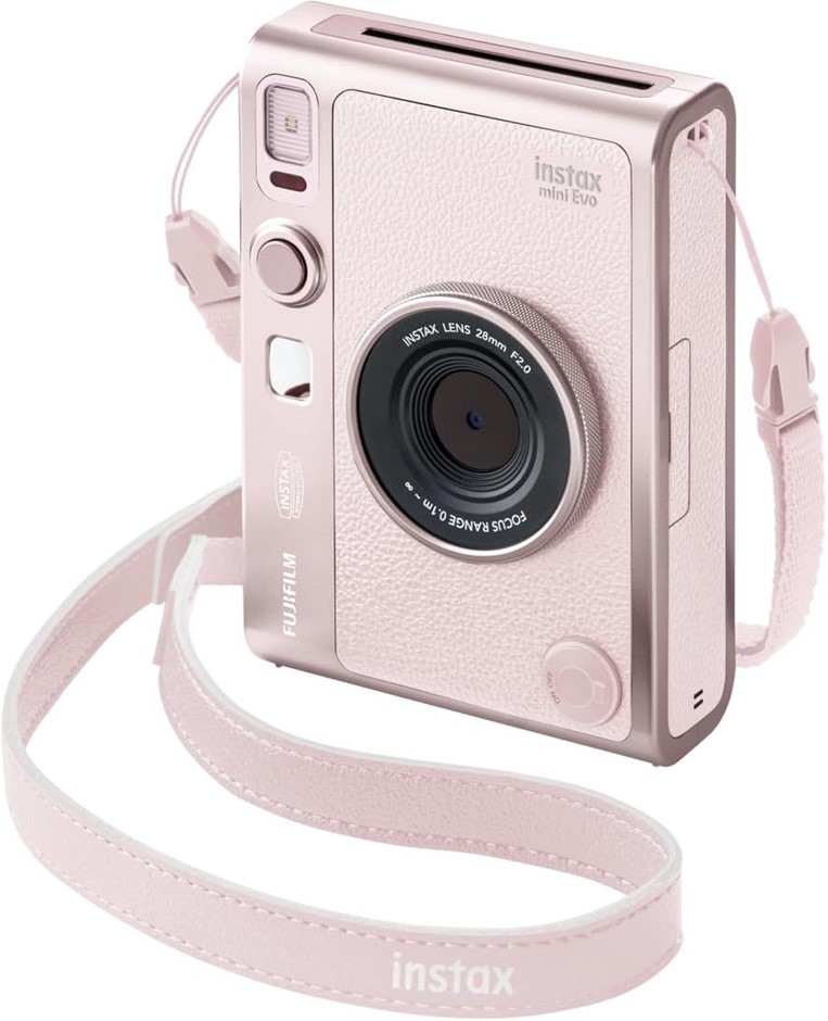 Instax Fujifilm Mini EVO Instant Camera, Gentle Rose. NB: Not In Original B