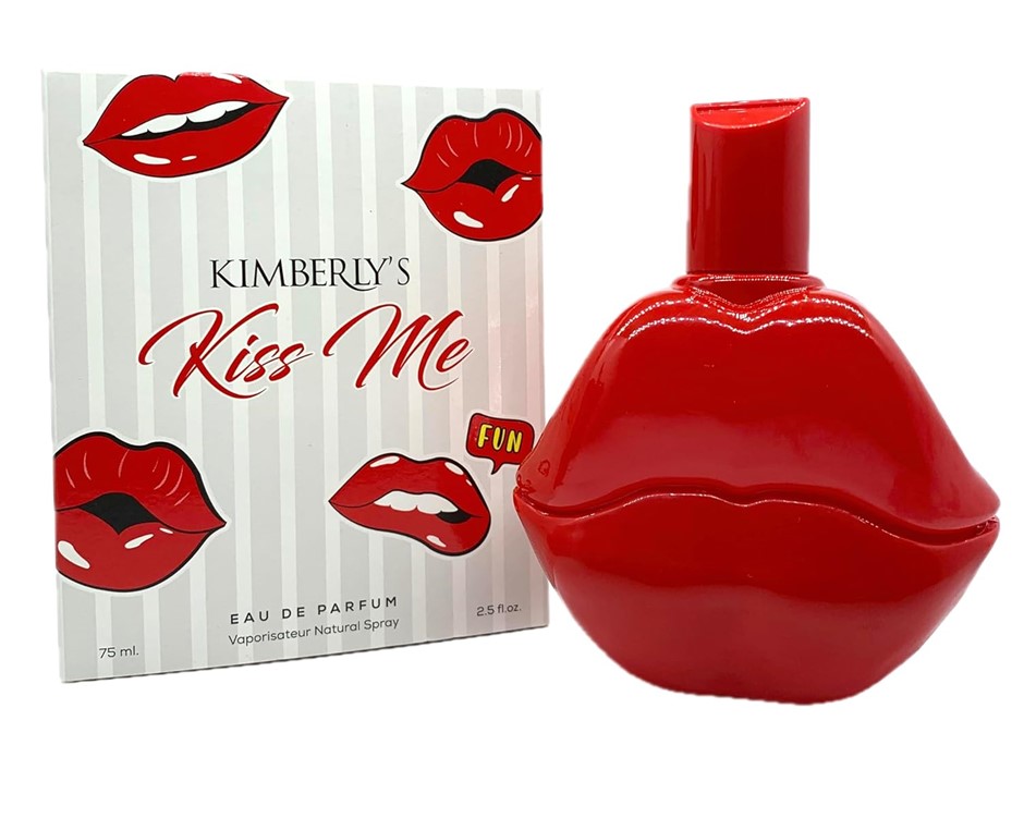 KIMBERLY'S Kiss me Eau De Parfum Perfume Vaporisateur Natural Spray, 75ml.