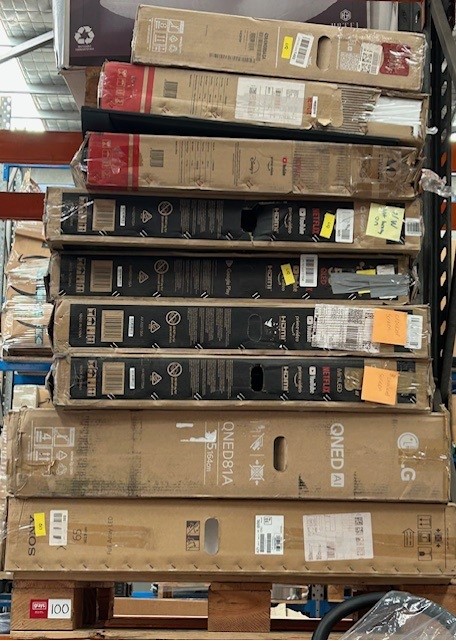 10 x Assorted TV's. Incl: Sony, LG, AOA. NB: All TV's Show No Sign Of Power