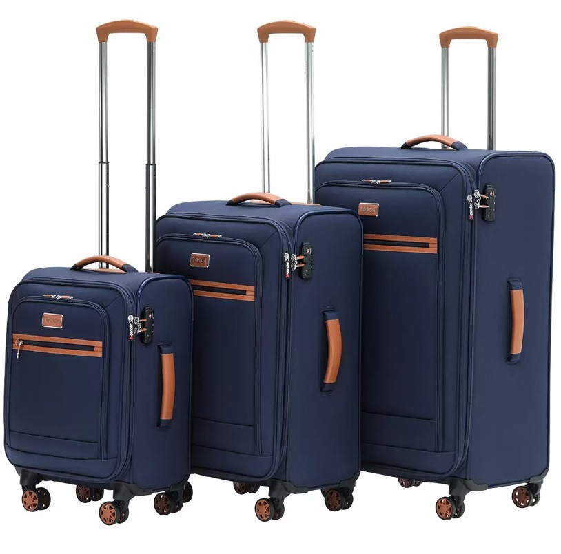TOSCA Park Avenue 3 Piece Luggage Set, Small: 53cm, Medium: 67 cm, Large: 7