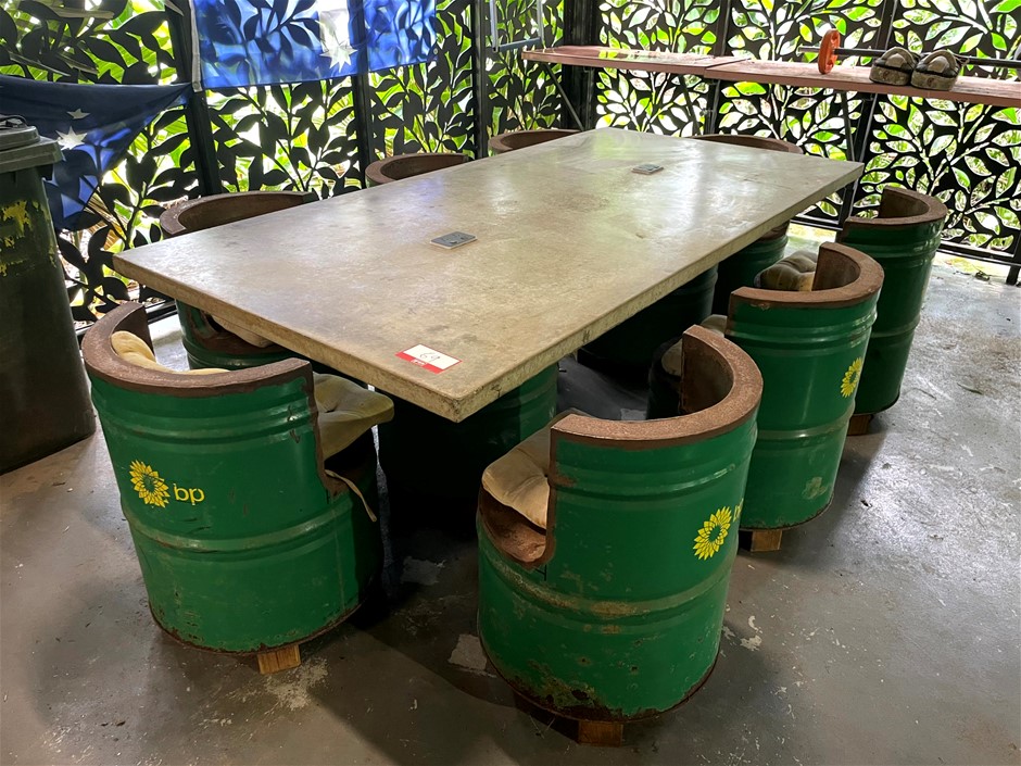 Concrete Table and Chairs (Custom Made)