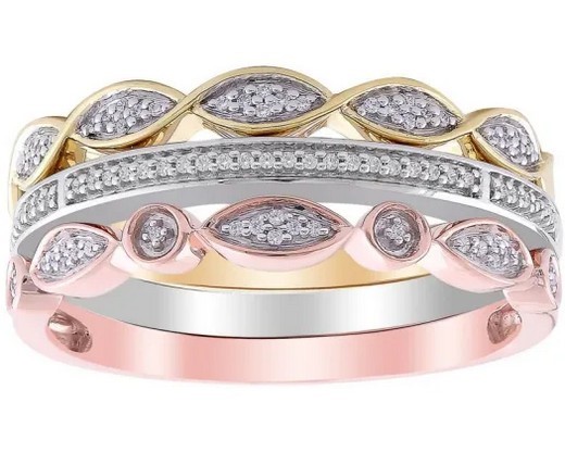 9K Yellow Gold 0.20ct HI I1 DIAMOND PENDANT