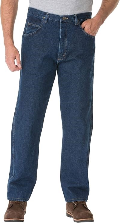 WRANGLER Men's Rugged Wear Jean, Size 40x29, Antique Navy, 1035001AN. NB: m