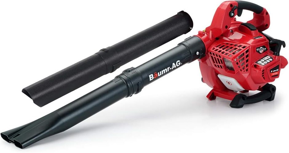 BAUMR-AG 3in1 Petrol Cordless Leaf Blower Hand-Held Vacuum & Mulcher with 2