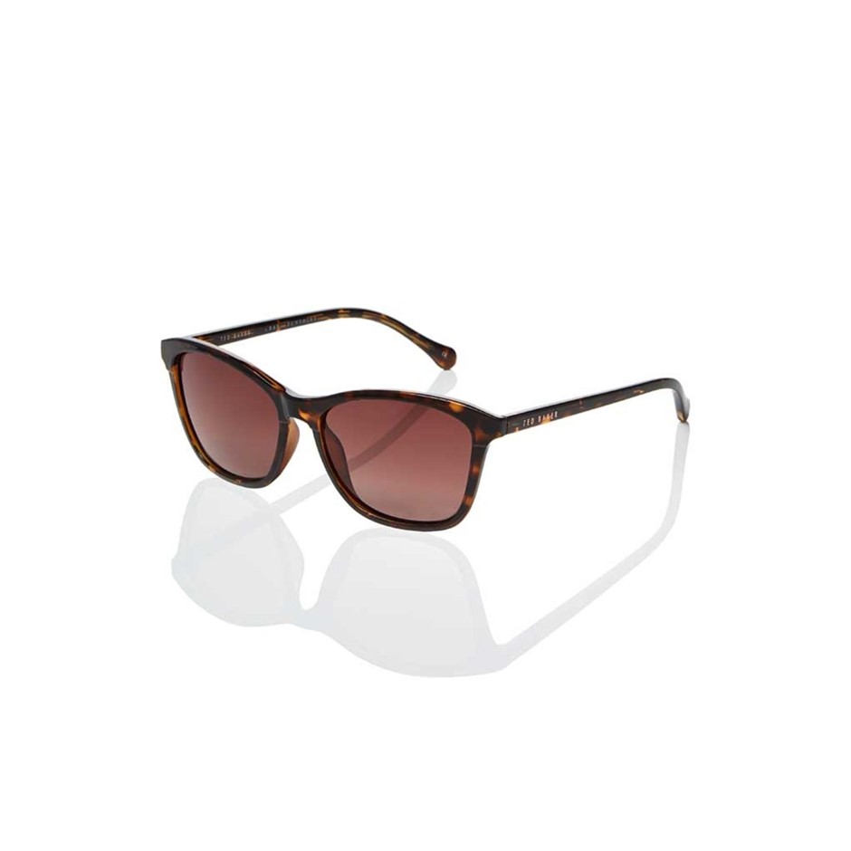 TED BAKER Tari Tortoiseshell Sunglasses, 55-16-140, Brown Gradient, TB1440