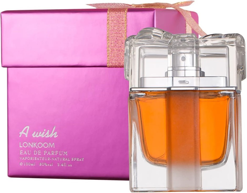 LONKOOM Women's Eau De Parfum Spray, A Wish, Pink. 100ml. Buyers Note - Di
