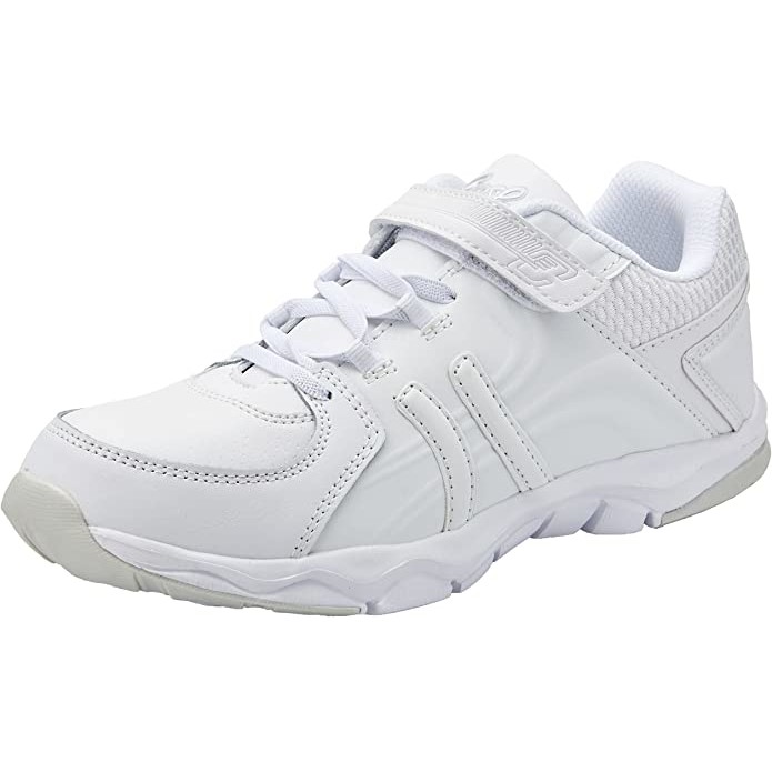 GROSBY Unisex Kid's Hoxton Cross Trainer Shoe, Size 2 UK Kids, White. NB: W
