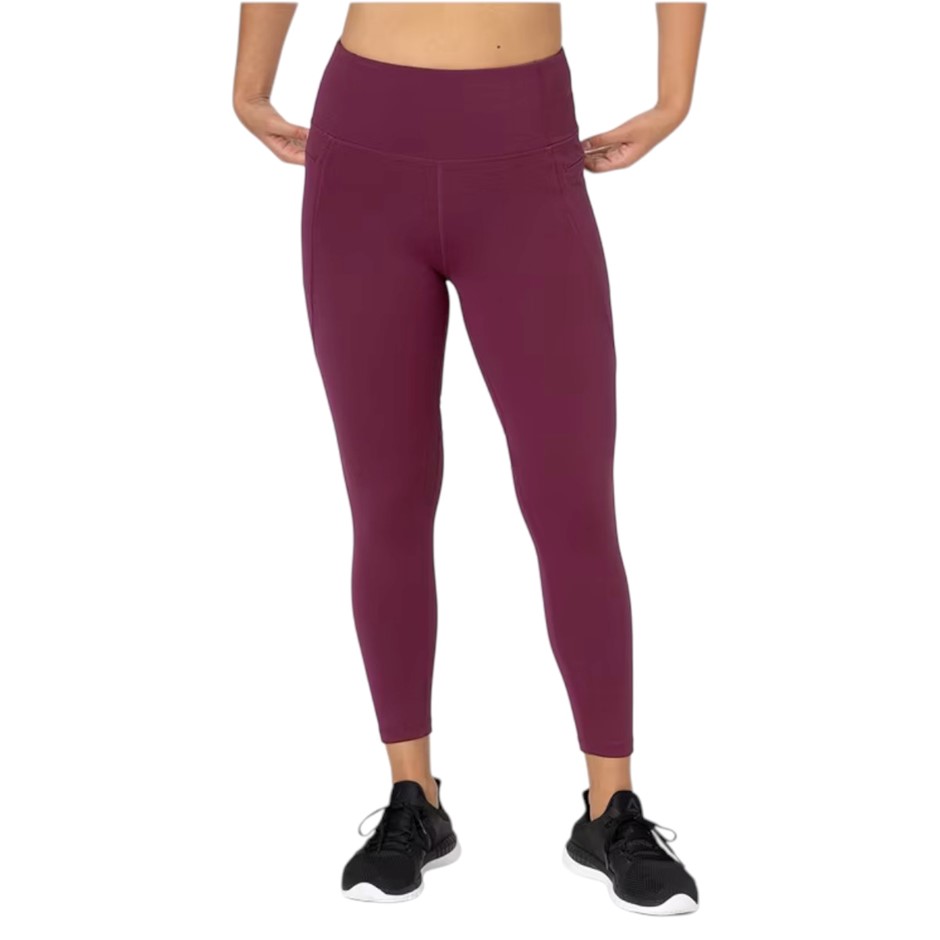 2 x TUFF Women's Vida Yoga Tight, Size M, Magenta.