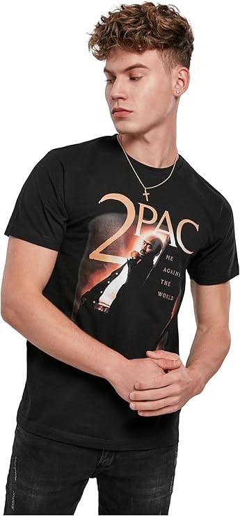MISTER TEE 2Pac 'Me Against The World' Tee, Size 3XL, Black. Buyers Note -