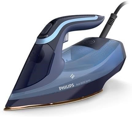 PHILIPS Azur 8000 Series Steam Iron - 55 g/min Continuous Steam, 240 g Stea