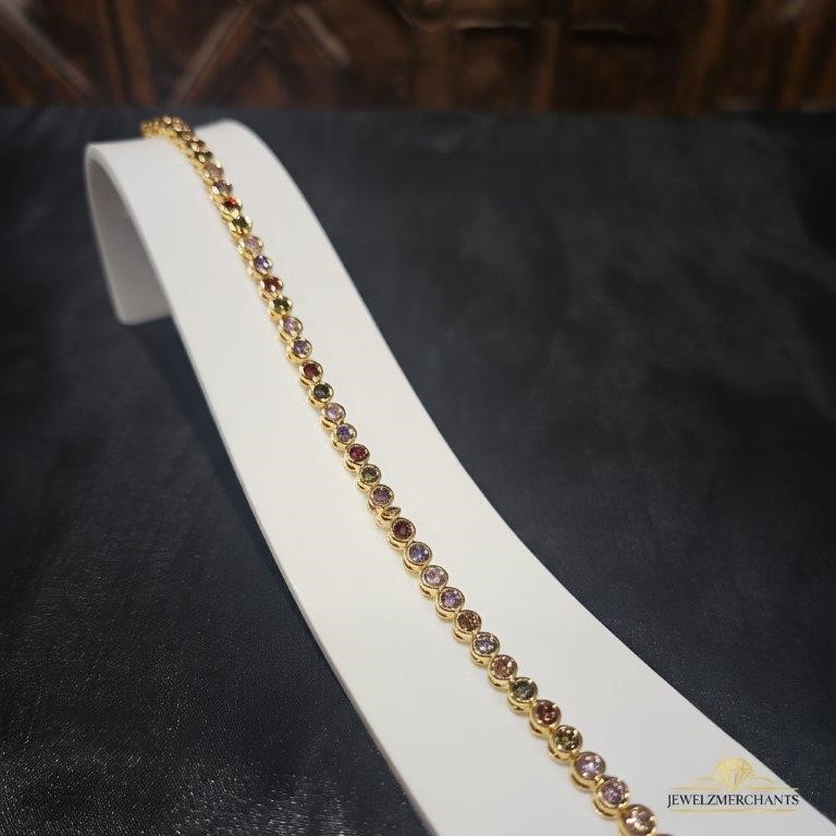 22K/Italy Gold Filled Bracelet -(stamped 22K/Italy)-Warranty Quality