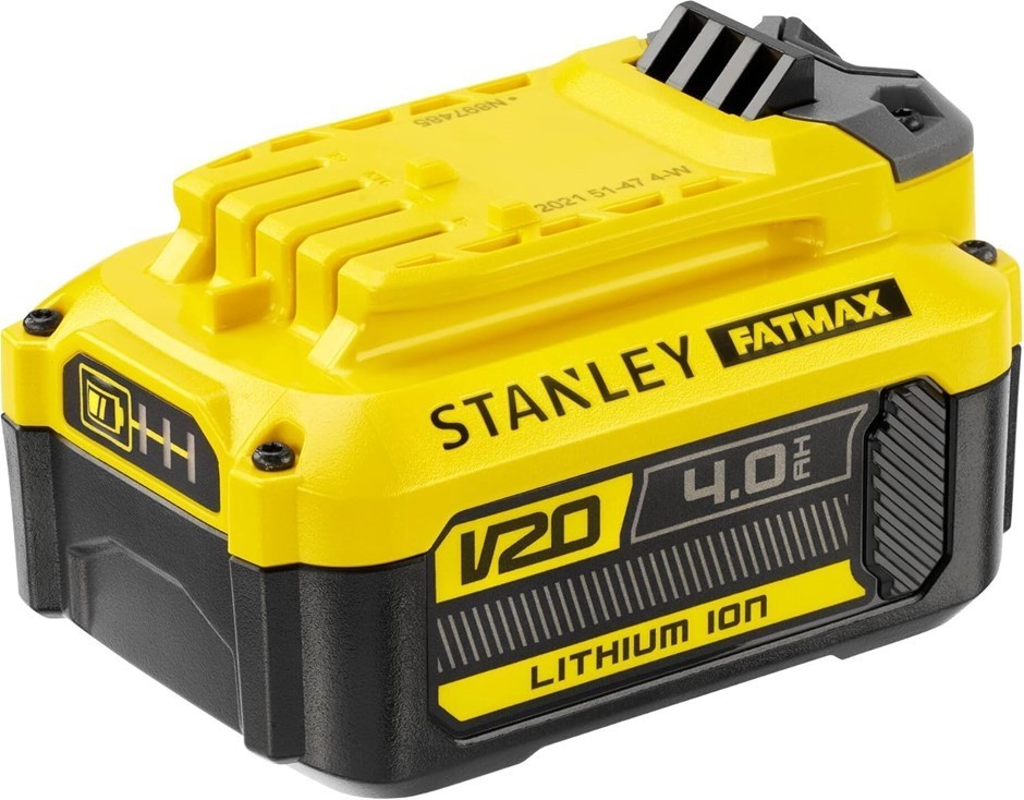 STANLEY Fatmax V20 18V 4.0Ah Lithium Battery. NB: Minor use & Not in Origin
