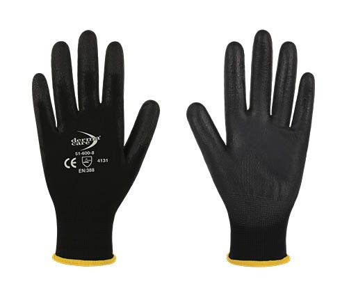 48 Pairs x DERMA CARE Multi-Purpose Light Weight Gloves Size M, Machine Kni