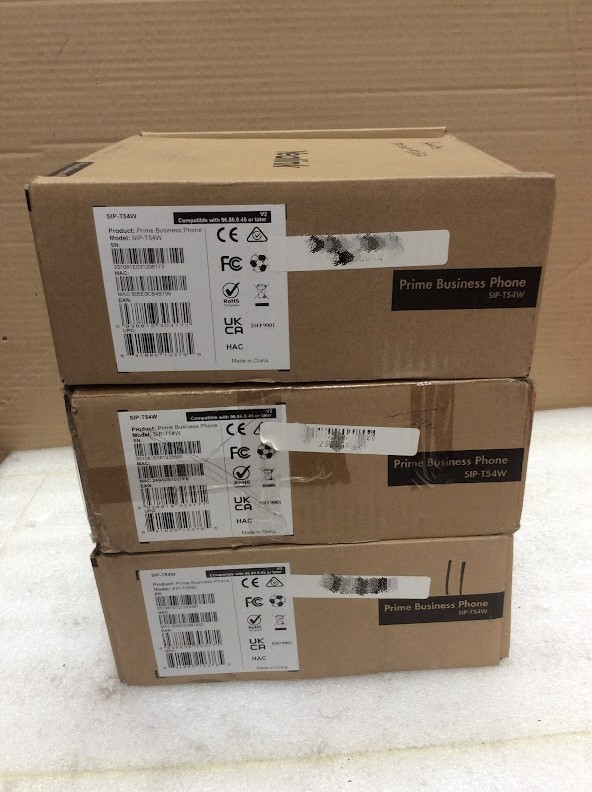 Yealink SIP-T54W IP PHONE (Lot of 3)