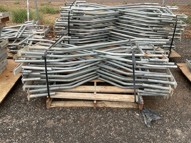 <p>Approx 27 Temporary Fence Supports </p>