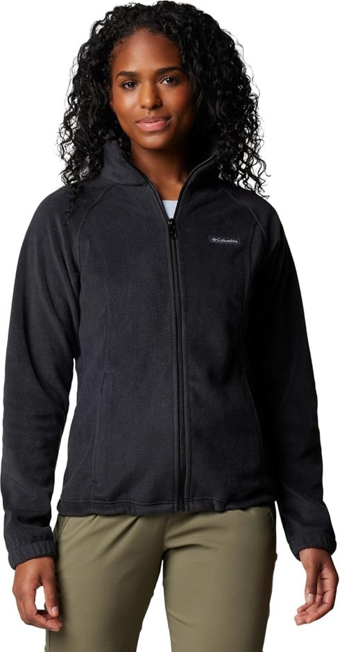 COLUMBIA Women's Benton Springs Full Zip, Size 2XL, Black (010), WL6439. RR