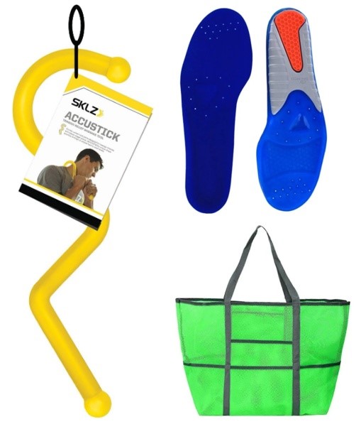 BUNDLE of 3: SKLZ ACST-001 Massage Tool Accustick (Yellow) + SPENCO Gel Com