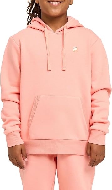 FILA Kid's Cali Hoodie, Size 12, Burnt Coral, ABW3866. RRP: $80. Buyers No