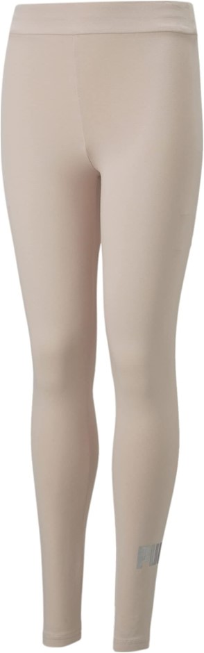 PUMA Girl's Essential + Logo Leggings, Rose Quartz, Size L, 846960. Buyers