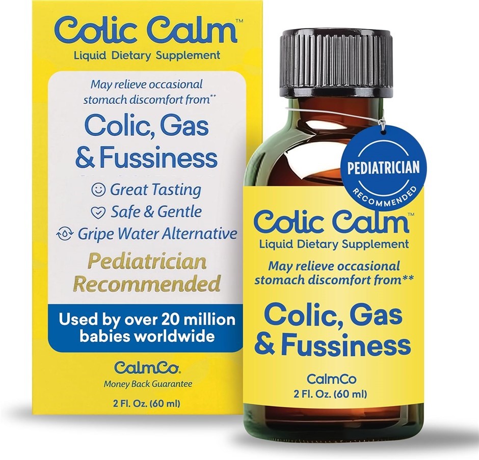 4 x COLIC CALM Colic, Gas & Fussiness Liquid Dietary Supplement, Pediatrici