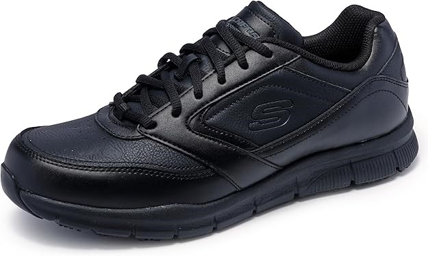 SKETCHERS Men's Nampa Lace Up Casual Shoes Black 10. NB: Minor use, no box