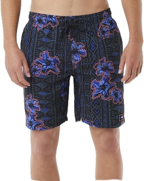 RIP CURL Men's Max Energy Volley Shorts, Size 2XL, Black, 0BXMBO. RRP: $70.