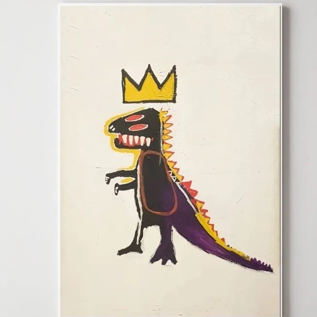 Jean Michel Basquiat (After) "PEZ DISPENSER 1984" Print