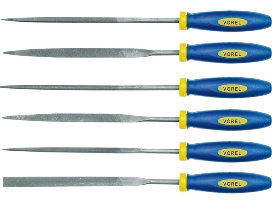 2 x VOREL 6pc 160mm Needle Files Sets.