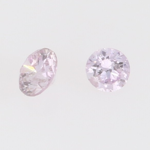 0.024ct (2pcs) Fancy Pink Diamonds. WA Origin