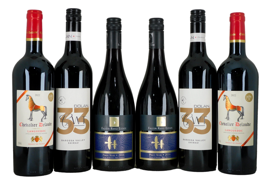 Pack of Assorted Red Wine (6x 750mL)