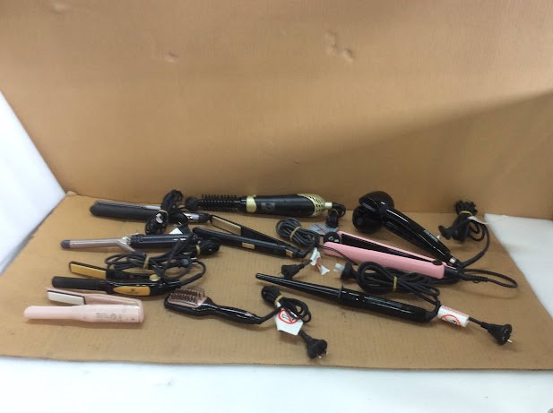 Straightening Brush/Curling/Straighteners/Electric Styling Tool (Lot of 10)