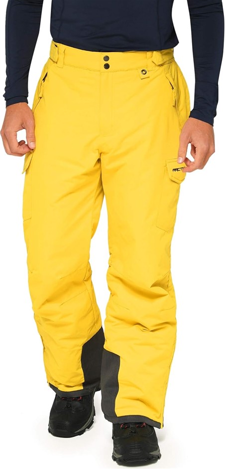 ARCTIX Men's Snow Sports Cargo Pants, 4X-Large (52-54W x 30L), Bamboo Yello