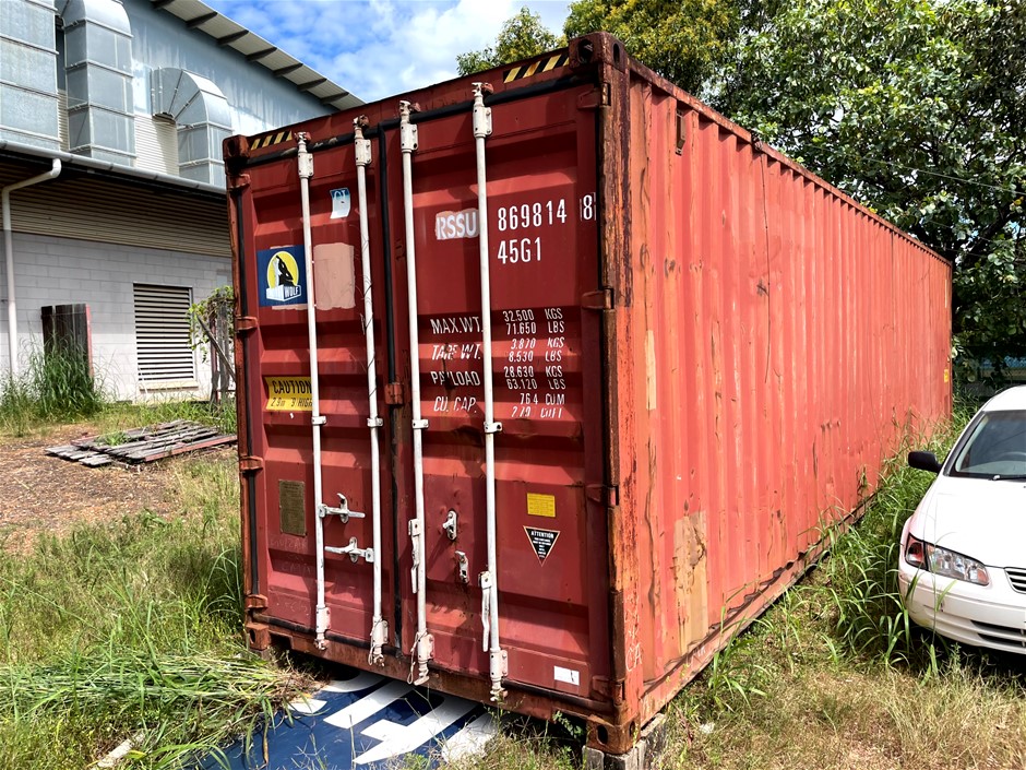 40 Foot High Cube Container including Household Contents