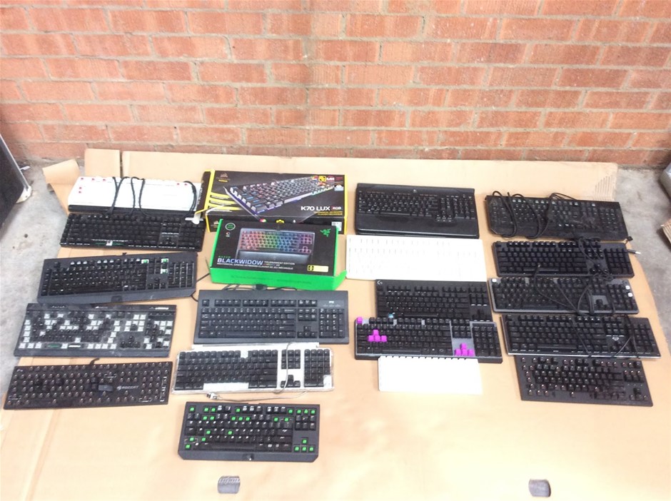 Mixed Brand Assorted Computer Keyboards