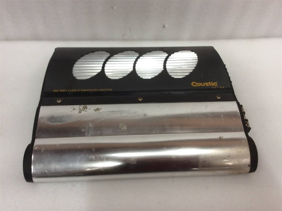 Qoustic 401DB 400-Watt Class D Subwoofer Amplifier