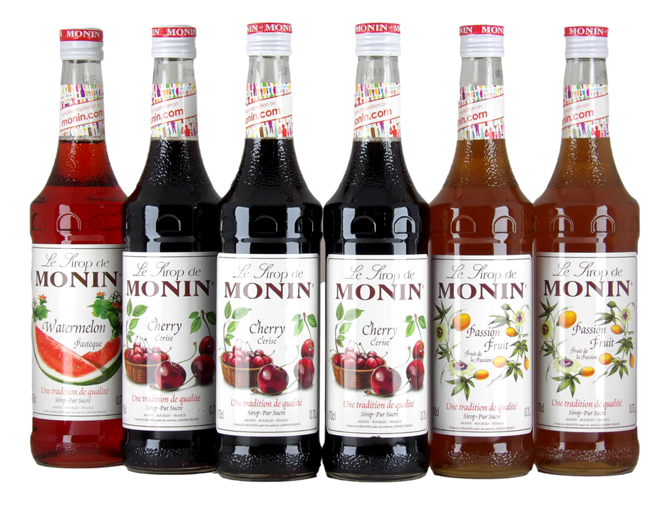 Mixed Le Sirop de Monin Syrup Pack (6x 700mL) France