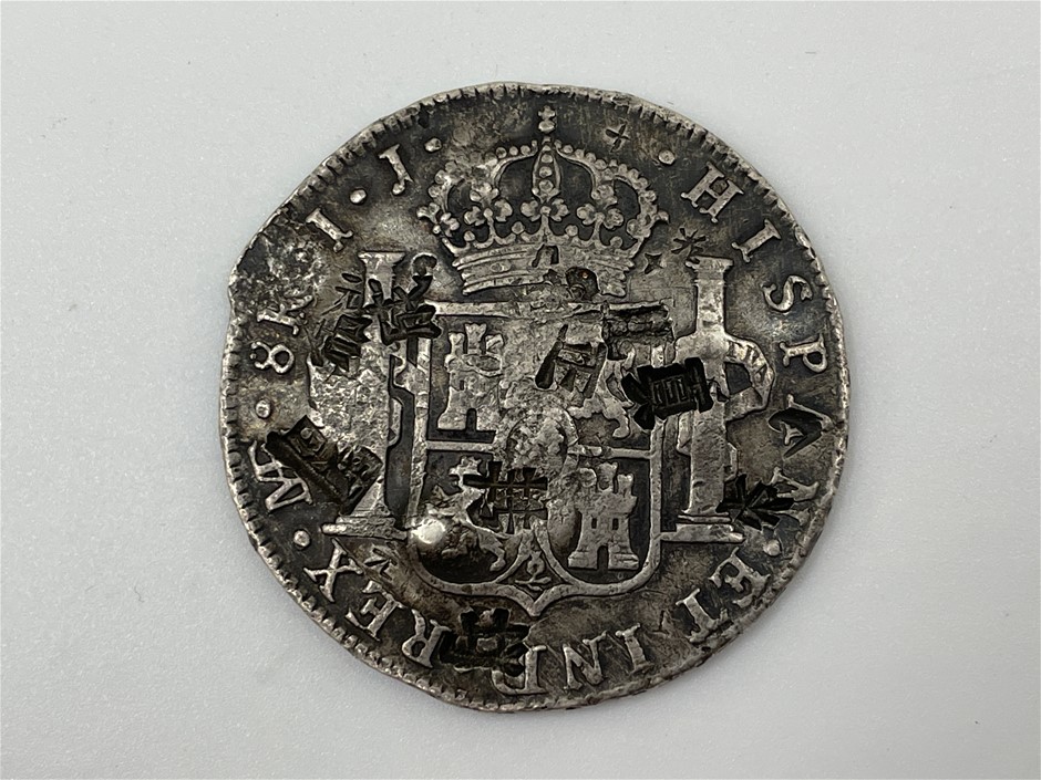 Peru, Charles IIII, Eight Reales 1800 I.J. Lima Mint
