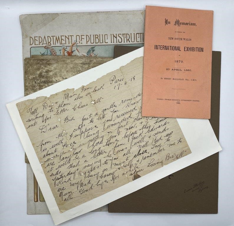 4 x Asstd AU & World booklets, certificates, letters & Indentures