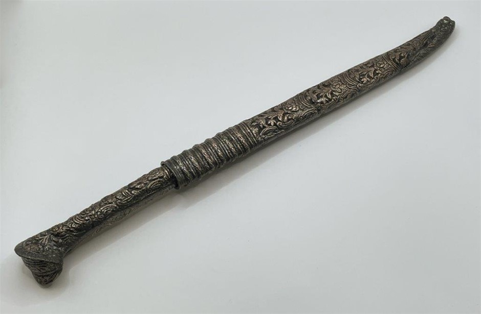 Ottoman Empire 19th century, Bichaq dagger shaped miniature yataghan