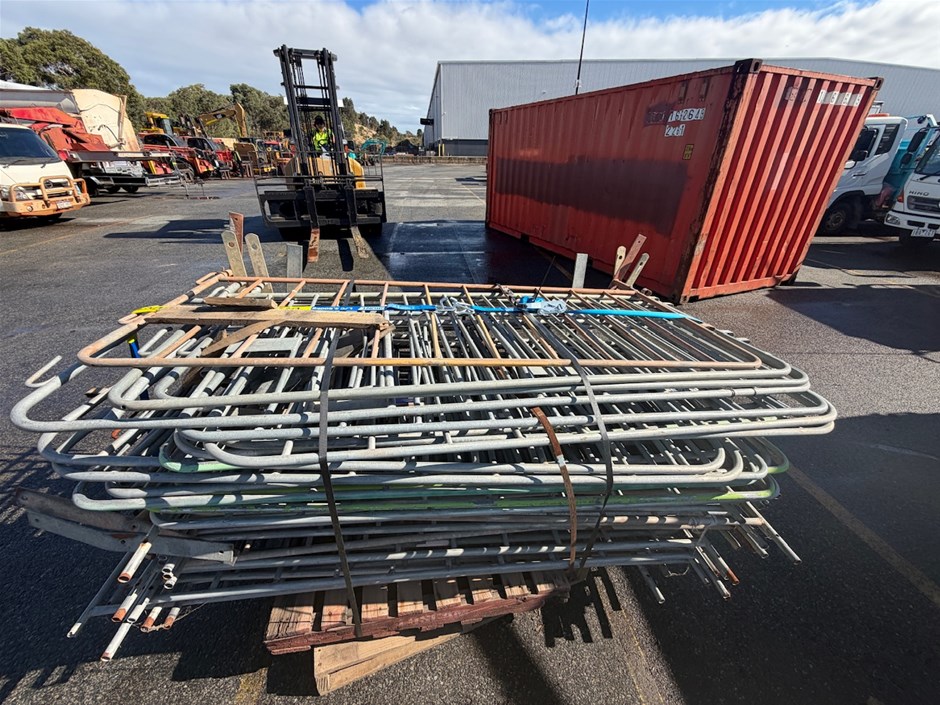 <p>Crowd Barriers Pallet Of </p>