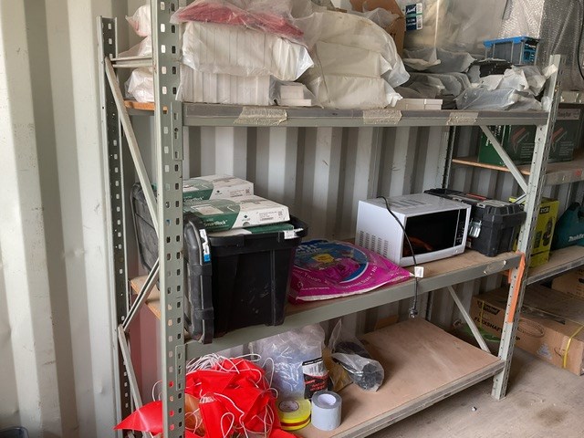 Submersible Pump, Boot Cleaning Brushes, Packers, Microwave (5 Shelves)