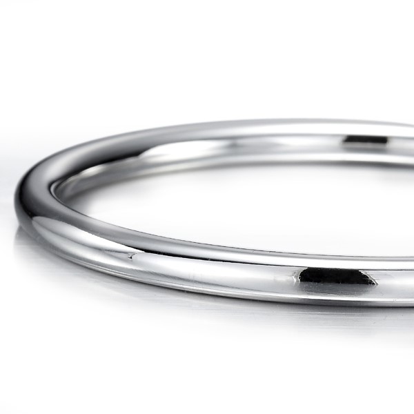 BIJ'OR-Heavy 925 Sterling Silver Plated, Classic Golf Bangle,RRP $75