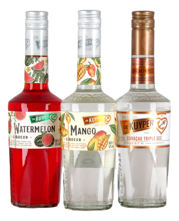 Mixed De Kuyper Liqueur Pack (3x 500mL) Netherlands